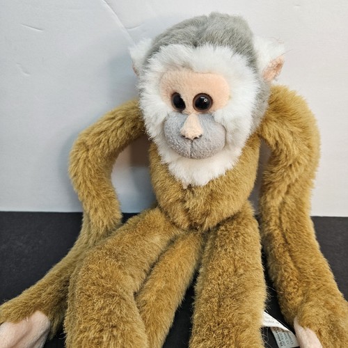 Vtg 1999 K&M International Brown Spider Monkey Hanging Plush Toy 18" - Picture 2 of 10