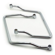 Soporte de montaje de barra de soporte para bolsa de sillín de 21 cm para Suzuki Boulevard C50 M50 VL800
