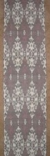 11 Yard HAND MADE UZBEK Natural SILK IKAT ADRAS FABRIC 8934
