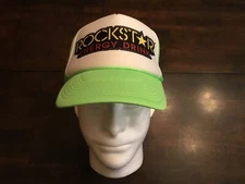 ROCKSTAR ENERGY DRINK FOAM TRUCKER PROMO HAT PREOWNED 