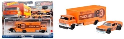 Hot Wheels Team Transport - Nissan 35GT-RR | Gruppo 4 | Mazda RX3