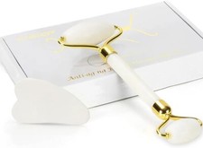 Jade Roller  Gua Sha, Face Beauty Skincare Roller Tools, Puffiness  Anti-aging