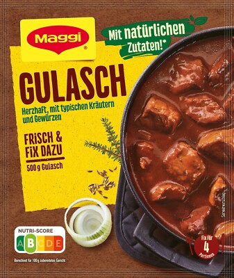 10x MAGGI FIX for Gulasch / Beef Stew Goulash NEW from Germany