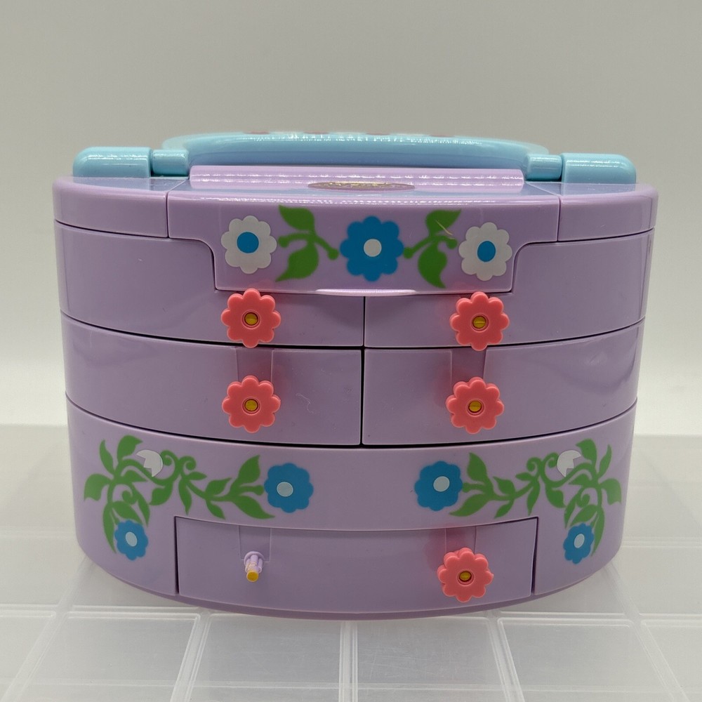 Vintage Bluebird Polly Pocket 1991 Pullout Playhouse Beauty Case Incomplete!