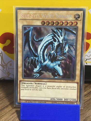 Yu-Gi-Oh! TCG Blue-Eyes White Dragon 2017 Mega-Tins Promos CT14-EN002 Limited... - Picture 2 of 5