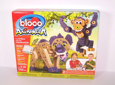Bloco Toys BC-16001 Steckbausatz DSCHUNGELTIERE 3D Modelle zum bauen + spielen