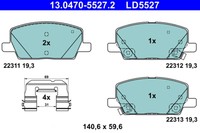 BremsbelÄGe Opel P. Astra/Mokka/Zafira 1.3-2.0 Cdti 09- Keramik