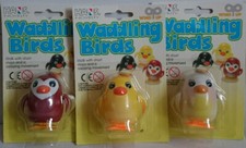 WIND-UP BIRDS - CLOCKWORK WADDLING DUCK PLASTIC TOY