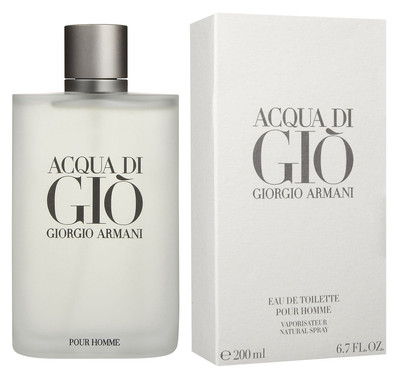ACQUA DI GIO BY GIORGIO ARMANI EAU DE TOILETTE 6.7 OZ 200 MLBRAND NEW SEALED BOX