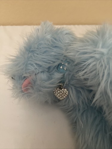 Peluche de peluche Build A Bear Workshop Baby Blue Terrier Westie peludo cachorro perro - Imagen 4 de 7