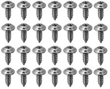 30 CHROME INTERIOR SCREWS! FOR NAVISTAR SCOUT 2 II  INTERNATIONAL HARVESTER ETC