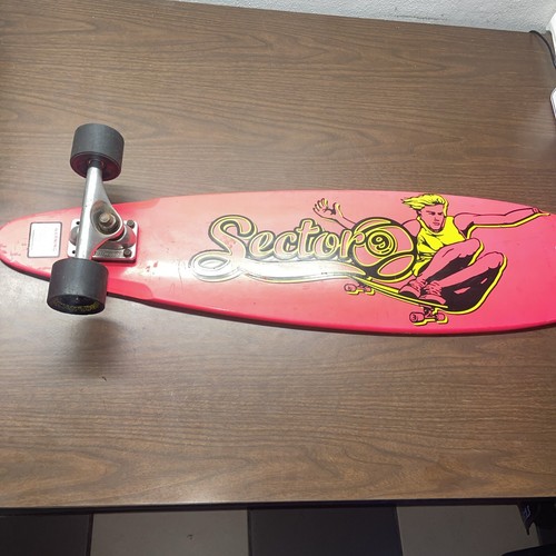Zumiez Sector 9 Pink Mission 1 Gullwing Trucks 34” Longboard Skateboard - Picture 5 of 8