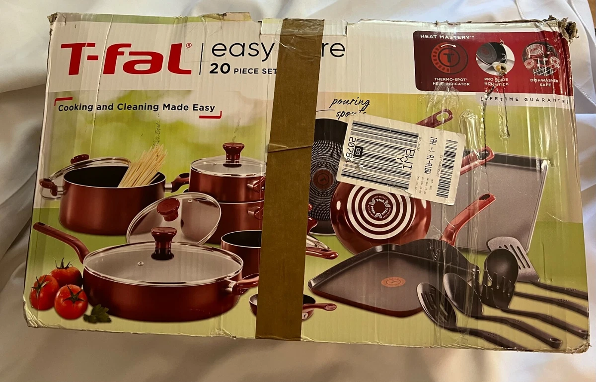 T-fal Easy Care 20-piece Cookware Set, Cookware Sets