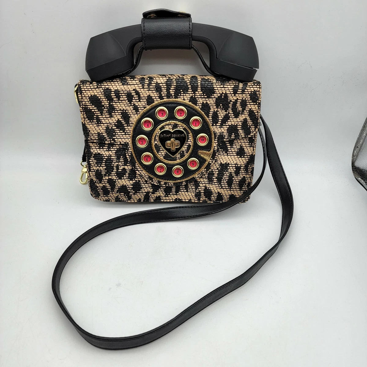 Betsey johnson shop cheetah purse