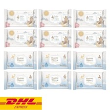 Bebe Roo Wet Wipes Baby Care Wet Wipes x6  Hygiene Wipes Soft Wet Tissue x6 SET