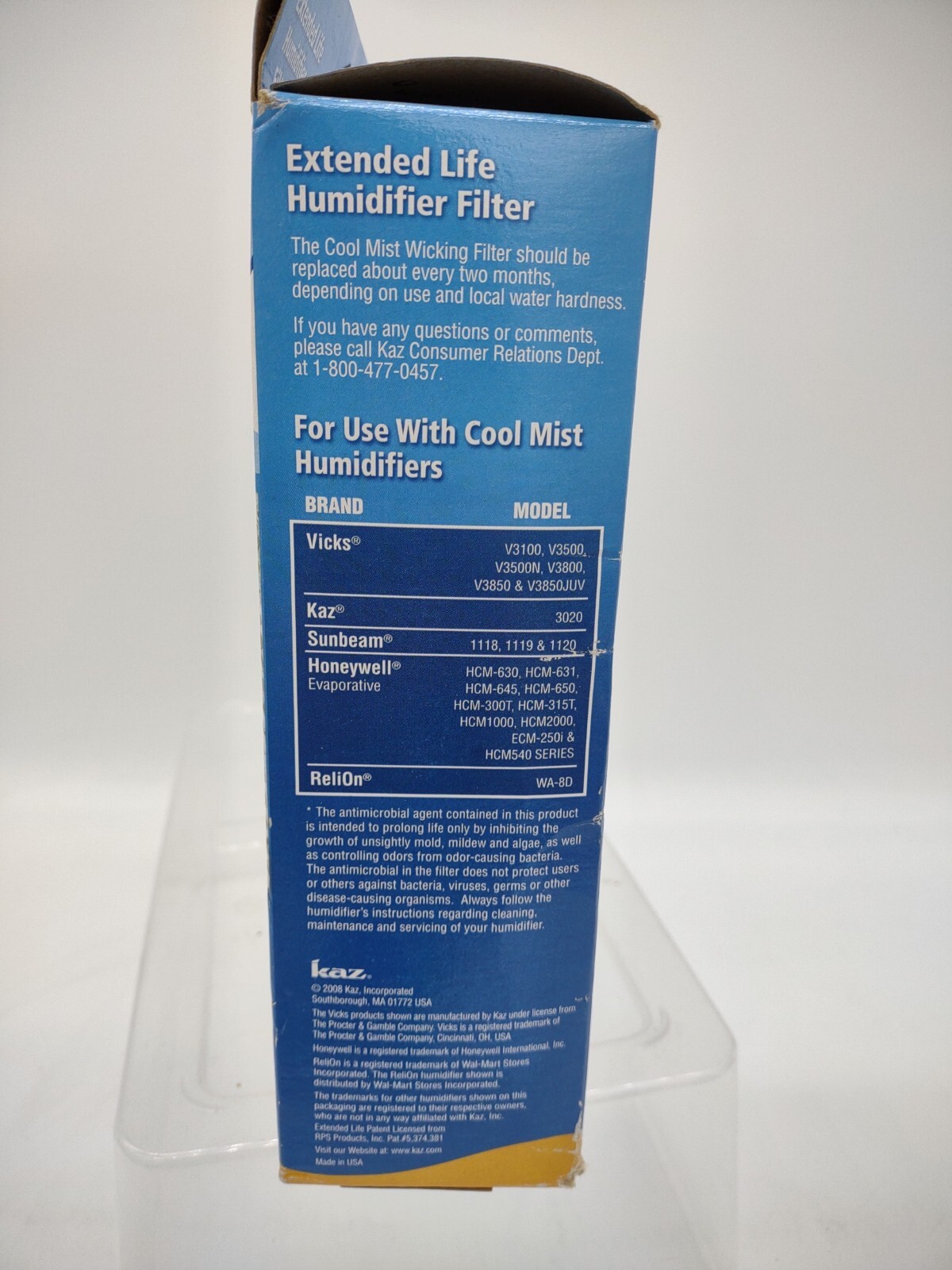 Protec WF2 Extended Life Humidifier Replacement Filter Honeywell - NEW