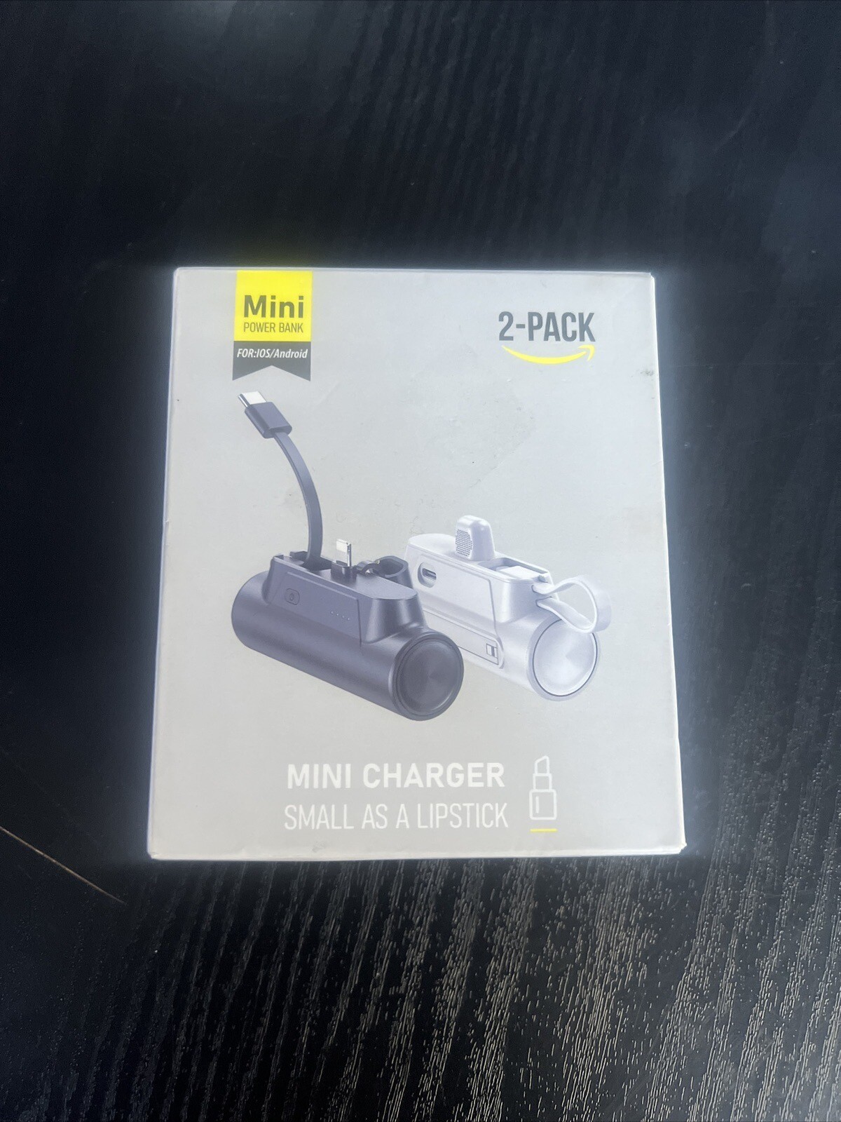 Cute 8000mAh Portable Charger Power Bank with Phone Holder for iPhone-image