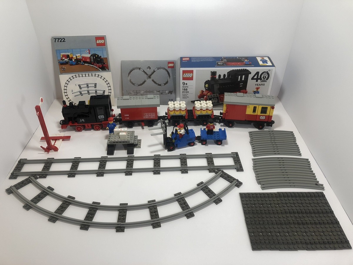 Lego 7722 Classic Town STEAM CARGO TRAIN Lego 40370 Promo 40th