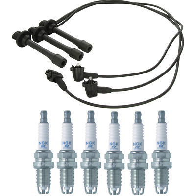 Denso Wire Set & NGK BKR5EKB11 Spark Plugs for Toyota 3.4L 4Runner Tacoma Tundra
