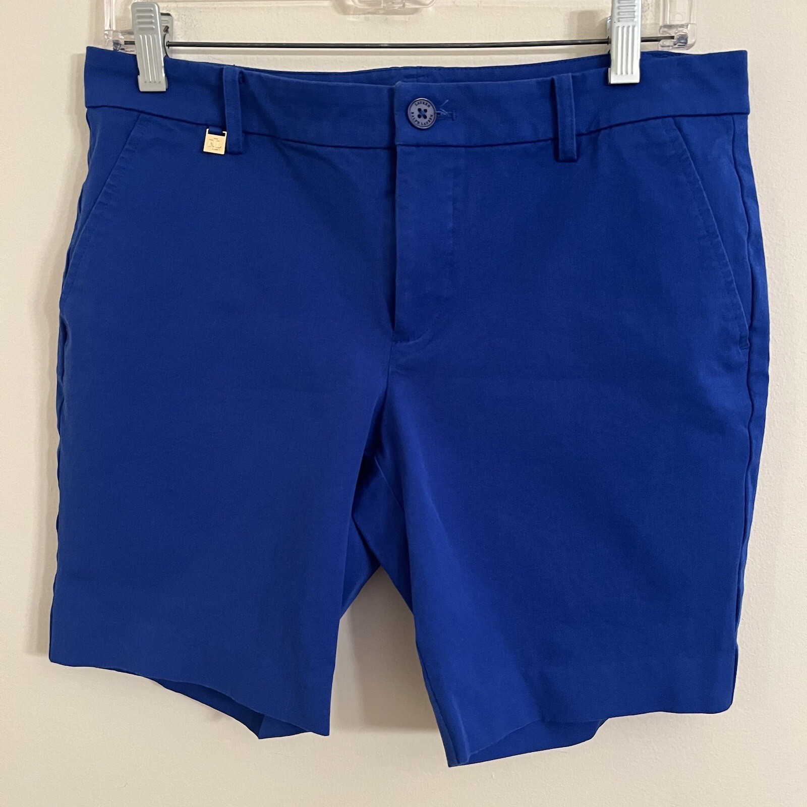 Lauren Ralph Lauren Womens Royal Blue Shorts Size 6 Petite