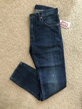Womens Levi's Vintage Clothing Big E 1967 505 Selvedge Blue Jeans