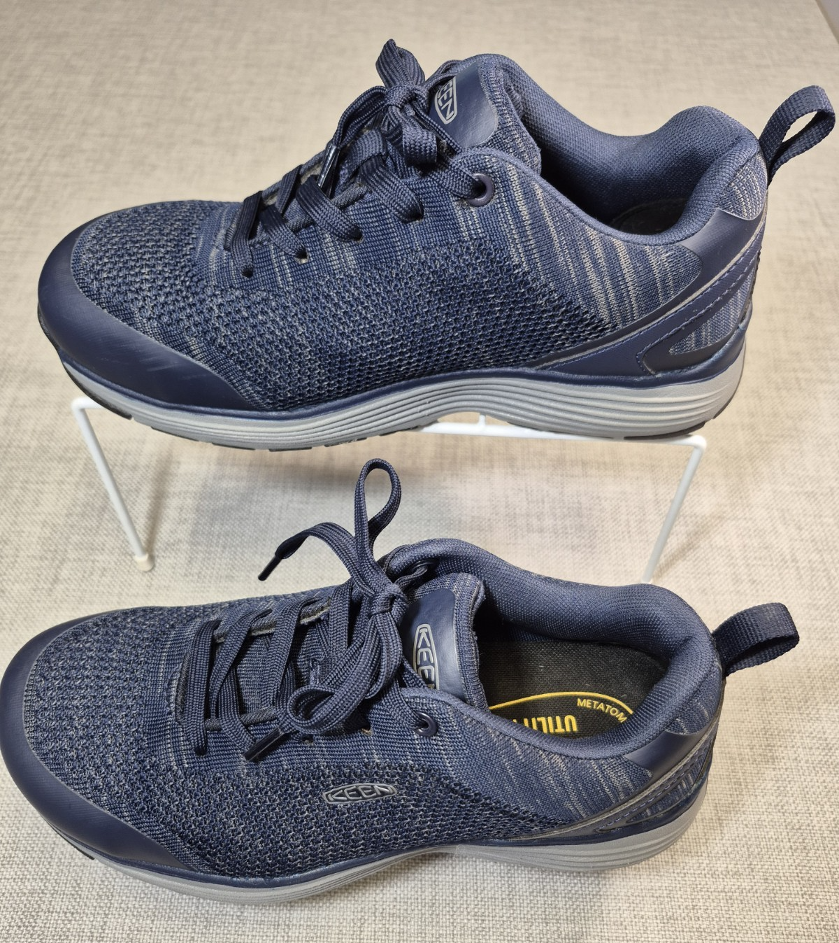 KEEN Utility Sneaker Blu Navy Punta Rigida Uomo Taglia 7EE o Eur 39 5