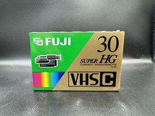 Fuji Film VHS-C TC-30 Blank Premium High Grade Camcorder Tape BRAND NEW SEALED 