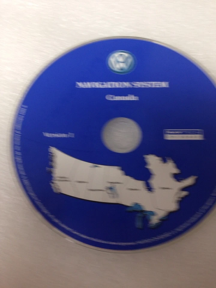 Volkswagen VW Touareg  Navigation CD Map Canada Version 1 S0022-0010-306 - Image 2 of 3