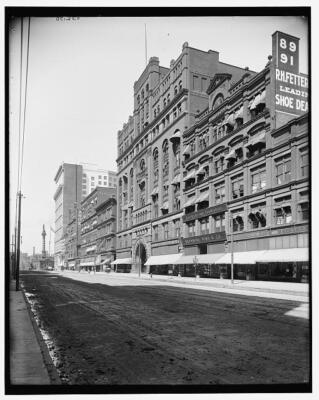 Arcade Building, south face, Cleveland, Ohio c1900 Old Photo
