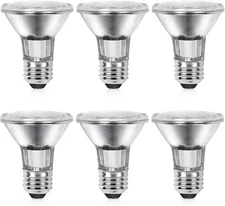 GE Light Reveal PAR20 Indoor Floodlight Bulb 35W 270-Lu 6-pack