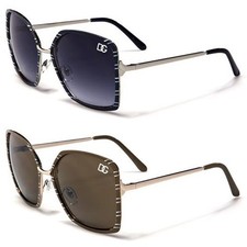 New Retro Metal Oversized Womens Designer Sunglasses