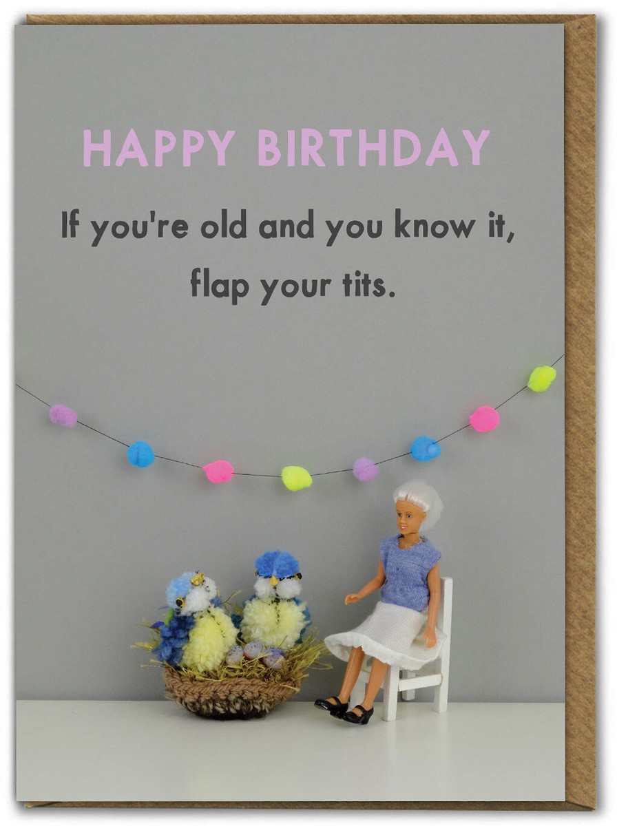 Humorous Card For Her Funny Birthday Card - \, image size:896x1200