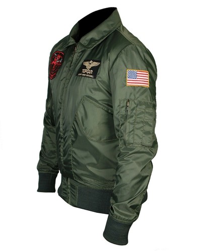 Tom Cruise Top Gun Maverick Flight Bomber Jacket Jet Pilot Jacket - Picture 3 of 6