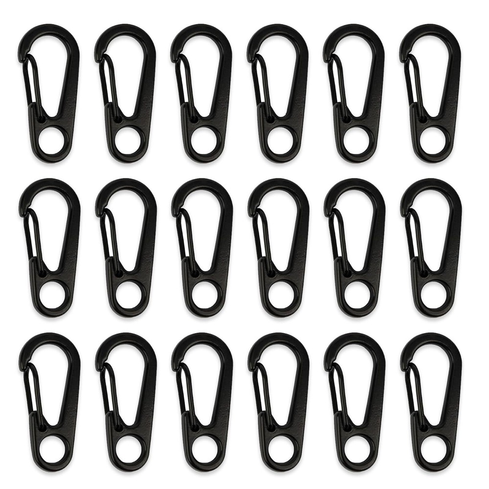 18pcs Small Carabiner Clip Mini Carabiner Keychain Clip Replacement Carabiner...