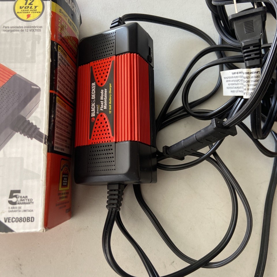 Black and Decker VEC080BD Smart Battery Charger Pre Owned eBay