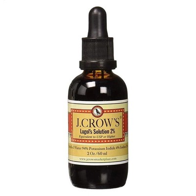 J.Crow'S Lugol'S Jodlösung 2 % 2 Unzen flüssige Nahrungsergänzungsmittel