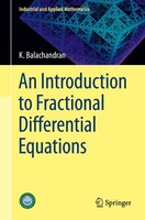 An Introduction To Fractional Differential Equations K. Balachandran Taschenbuch