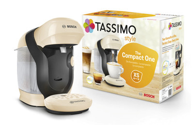 BOSCH TAS1107 Tassimo Style Kaffee-Kapselmaschine Cream