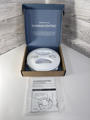 HumanCentric Cord Winder and Organizer for MacBook Chargers, Cable Reel, White
