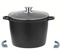 Kochtopf Topf Kasserolle Glasdeckel Aluguss Induktion Ø28Cm Cheffinger CF-DP28