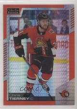 2020-21 O-Pee-Chee Platinum Red Prism 116/199 Chris Tierney #123 4a0