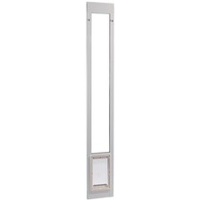 Sliding Glass Pet Door, Adjustable Height, 35 lb