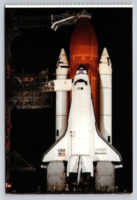 NASA Space Shuttle Discovery Launchpad Kennedy Space Center Postcard