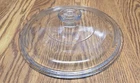 Vintage Pyrex G-1-C Clear Borosilicate Glass Lid For Corning Ware F-1-B 2.5 L