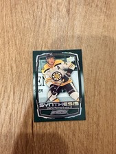 2023-24 UD Engrained Hockey #S-36 Charlie McAvoy Synthesis Green