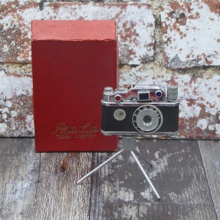 Vintage Photolite Novelty Camera Table Lighter