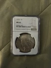 1923 United States Silver Peace Dollar $1 NGC MS63 Grade