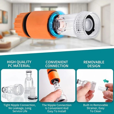 #ad 2PCS High Pressure Car Clean Washer Water Filter Connection Fitting Tool Garden $3.99