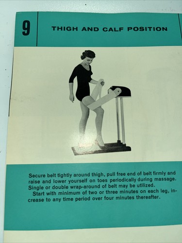 VTG Sears Belt Messager Exercise Machine Advertising Manual Brochure Pamphlet - Picture 5 of 14
