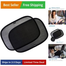 Car Window Shades for Baby 4 Pack - 21"x14" - Sun Shade Blocker, Cling - Glar...